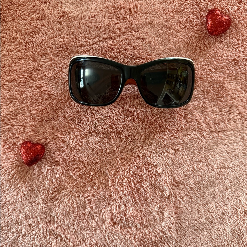Vintage Crown Deluxe sunglasses Orange & Black